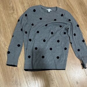 Market Spruce Polka Dot Sweater Size M